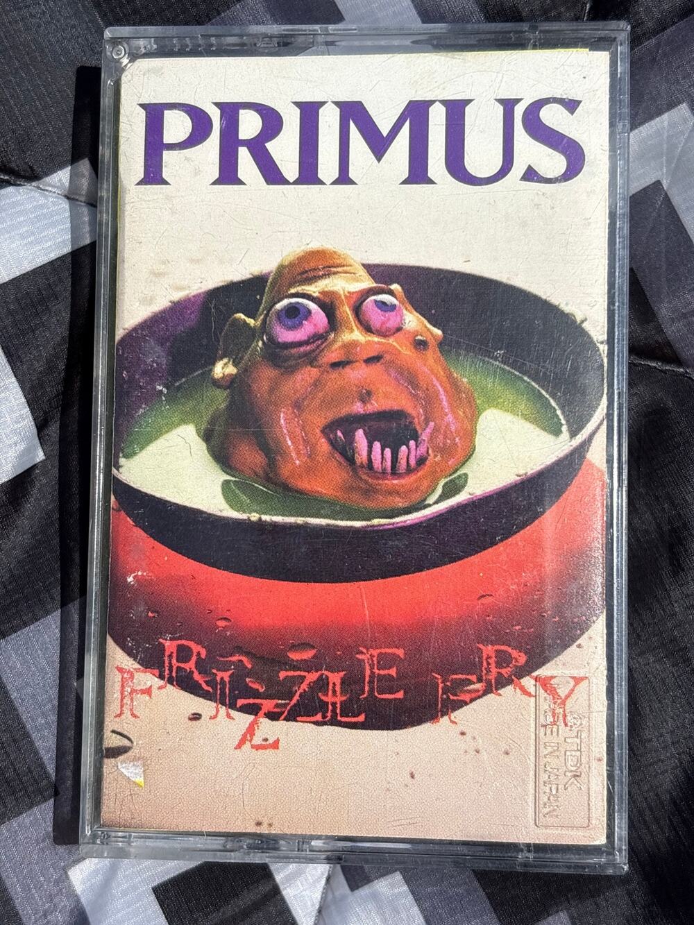 Primus - Frizzle Fry Cassette Original 1990 Caroline Records CAROL MC-1619
